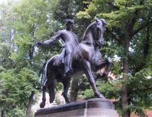 Paul Revere's statue